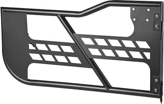 Vevor Jeep Tube 4-Tür Auto Zubehör Für Jeep Wrangler Jk Jku Unlimited 2007-2018 Stahl Vorder- Und Hintertüren Rohrförmige Halbe Türen Off Road Aufbewahrungstasche Gummi Kissen Scharniere Schwerlast Schloss Oe