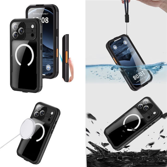 Redpepper Ip68 Waterproof Back Cover Black for iPhone 18 / 17 Pro Max