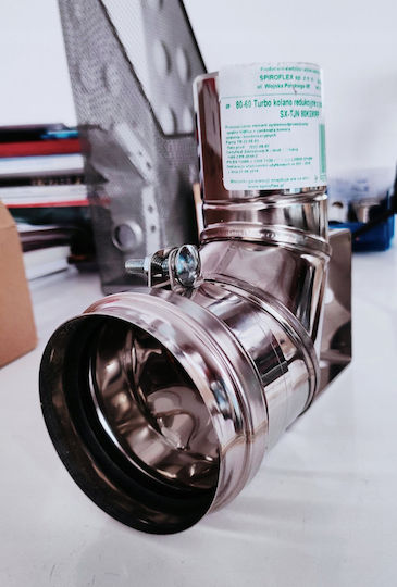 Spiroflex Вихров Компресор 80-60 Намаляващ Ъгъл 90° Основа Rsk.sx-tjn80ks90rp
