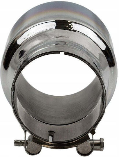 Poujoulat Kaminrohr Auslass Typ:25 89mm Eingang 70mm Poliert Burn