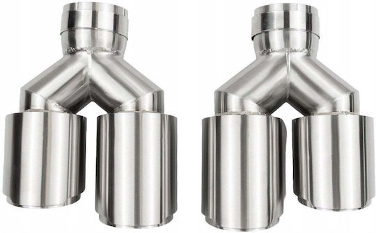 Poujoulat Kaminrohr Abschluss Typ 42 89mmx2 Eingang 76mm Set