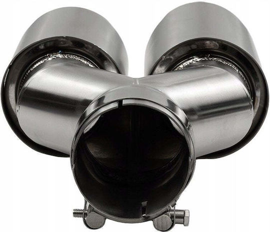 Poujoulat Kaminrohr Abschluss Typ 42 89mmx2 Eingang 76mm Set