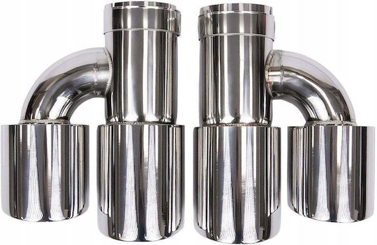 Poujoulat Kaminrohr Abschluss Typ: 28 101mmx2 Eingang 70mm Set