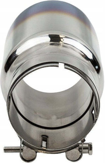Poujoulat Kaminrohr Abschluss Typ 23 114mm Eingang 67mm Poliert Burn