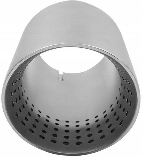 Poujoulat Kaminrohr Auslass Typ:17 89mm Eingang 70mm Satin