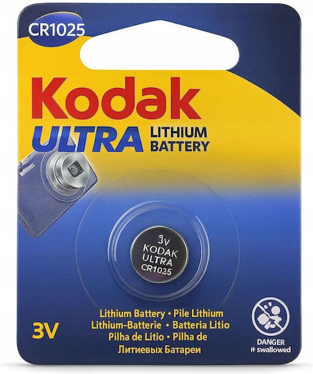 Kodak Kodak Lithium Uhrenbatterie CR1025 3V 1 Stück