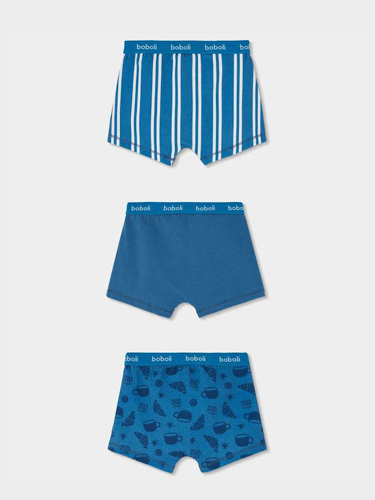 Boboli Kinderunterwäsche Set 3 Stück Blau