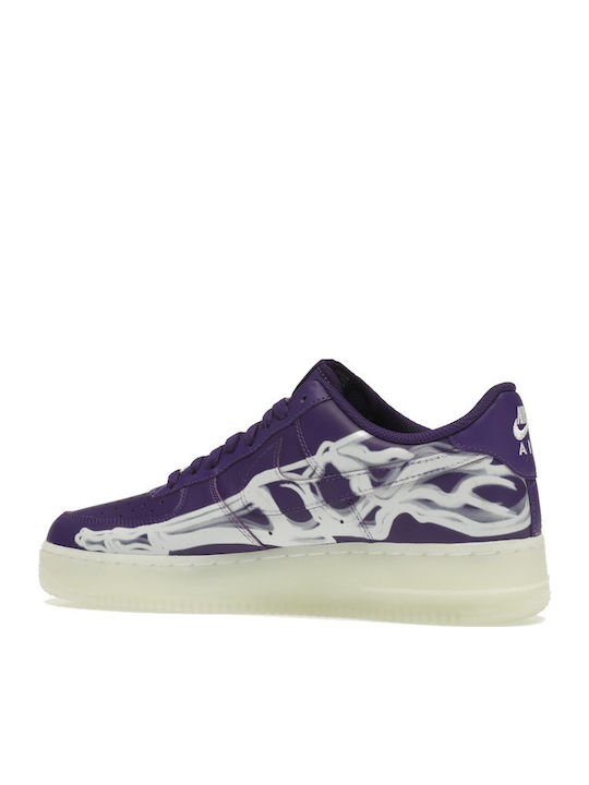 Air Force 1 Low '07 Сникърси Лилав Skeleton Halloween 2021