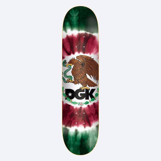 DGK Coat of Arms Tie Dye 8.06" Skateboard Kurzboard Buntes