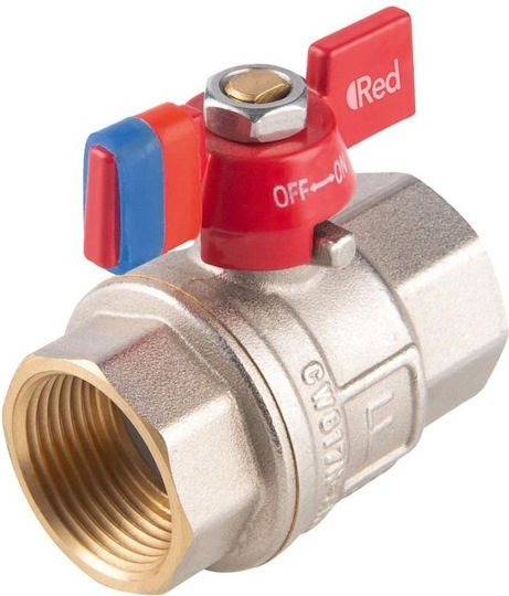 Ferro Robinet sferic piuliță-piuliță cu manetă 3 F-power Pro