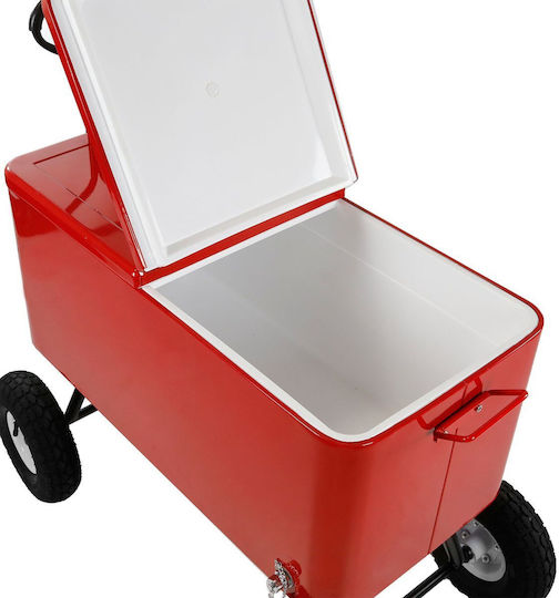 Tragbares Kühlschrank 76lt Rotes Cooler