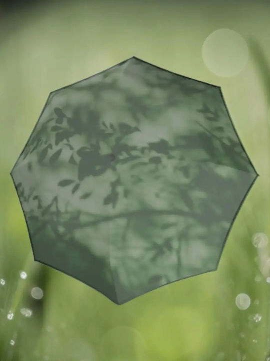 Knirps Automatic Compact Green Rain Umbrella