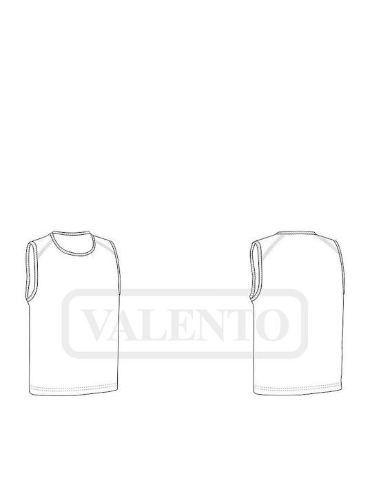 Valento Ανδρική Μπλούζα White Valento Ανδρική Μπλούζα White