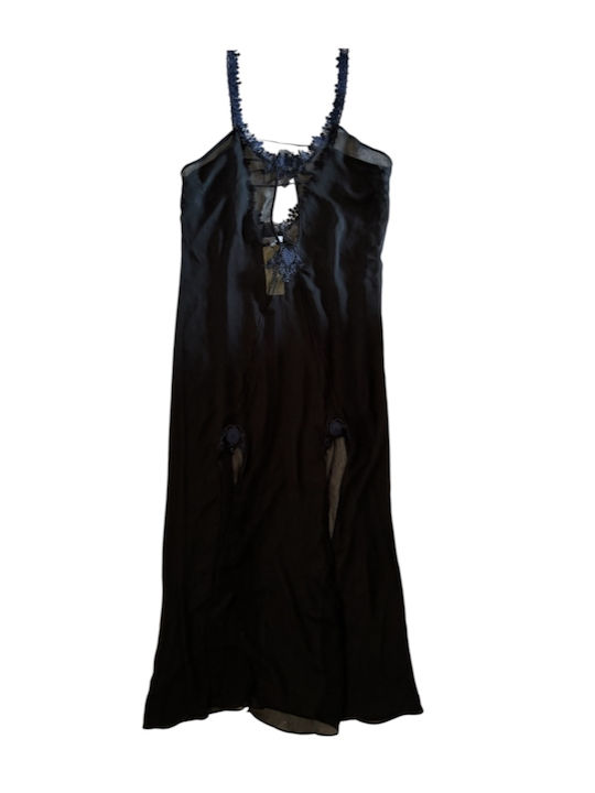 Luna Medallion 88809 Women's Nightgown Black