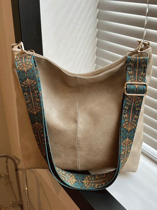 Geantă Damă Tip Crossbody Ecru