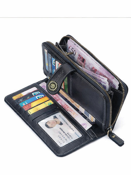 Portofel de damă cu RFID Negru