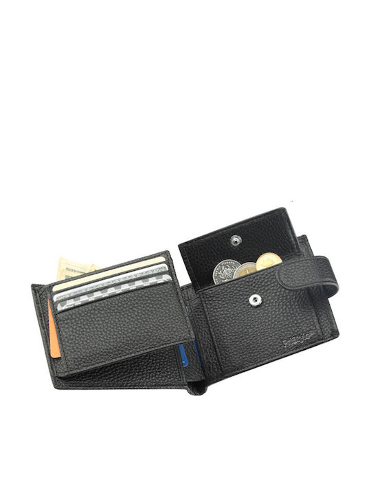 Portofel bărbătesc din piele cu RFID gri