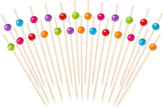Party Picks Balls Multicolored 25 Pieces