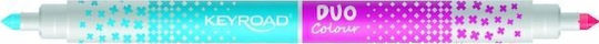 Zeichenstifte mit Doppelspitze Neon Professionell Set 24 Farben