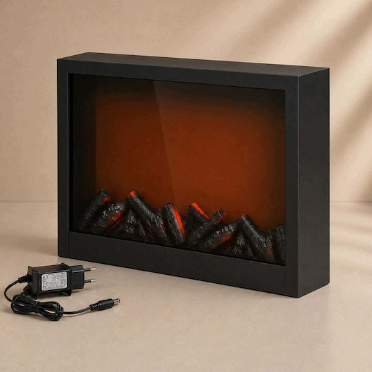 Vilde Dekoratives Tischlampen Wärmes Weiß 2700K Kamin 10x41x35cm