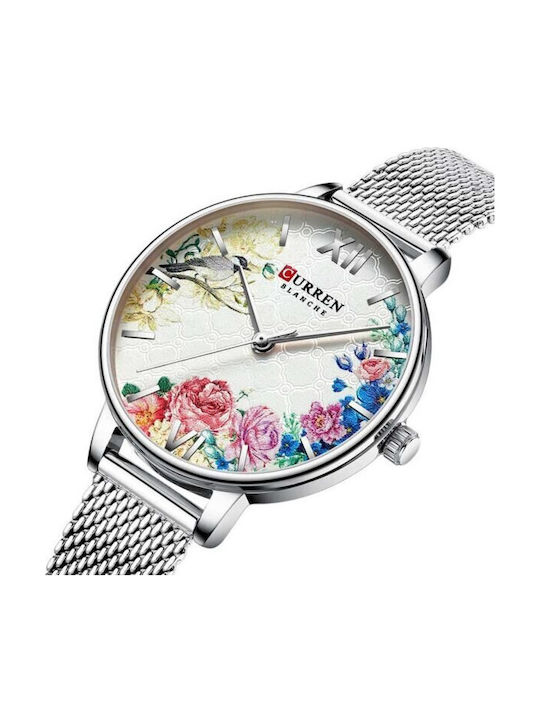 Curren Women's Watch 39mm Battery with Stainless Steel Bracelet Silver