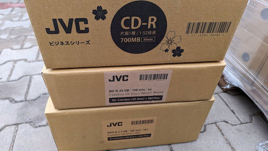 JVC Записваеми BD-R 6x 25GB Кутия за торта 25 бр