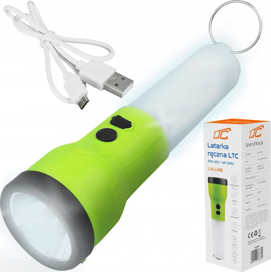 LTC Audio Rechargeable LED Flashlight with Maximum Brightness 300lm