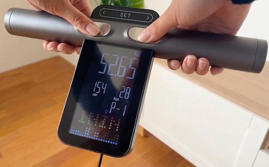 Bluetooth Badezimmerwaage Körperwaage mit 8 Elektroden