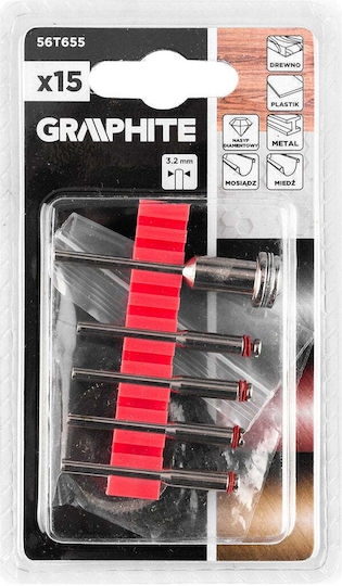 Graphite Carbide Multitool Consumables 15 Pieces