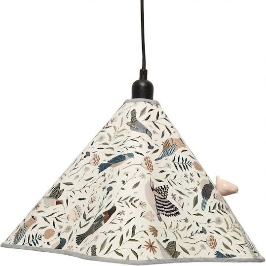 Pendant Ceiling Light with E27 Socket Birds