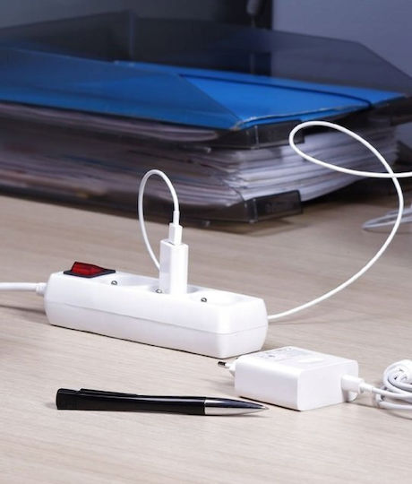 Plastrol Double Power Splitter + USB-A + USB-C
