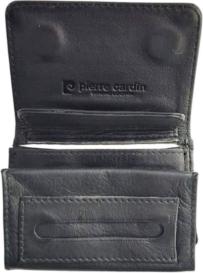 Pierre Cardin Tobacco Pouch Genuine Leather Black Colour 99410