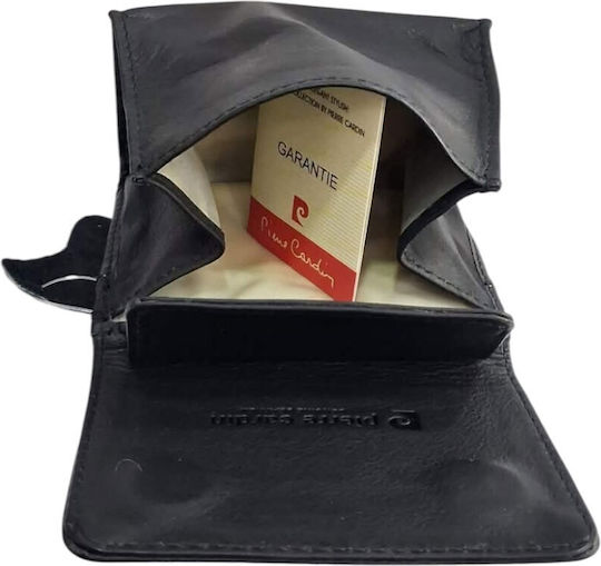 Pierre Cardin Tobacco Pouch Genuine Leather Black Colour 99410