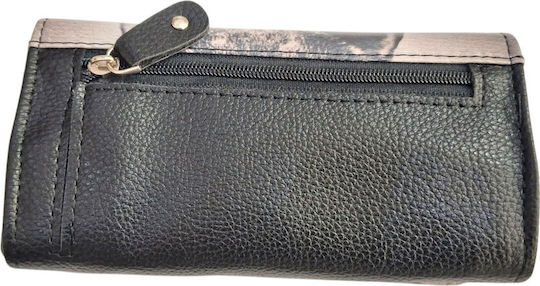 Kalliopi Silver Tabaktasche Künstliches Leder Design Katze 14x8cm