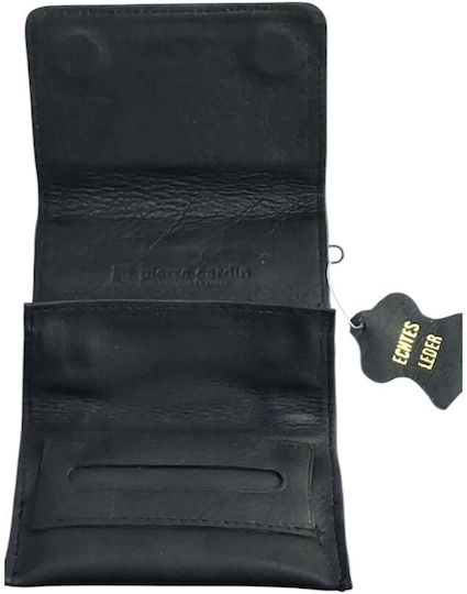 Pierre Cardin Pungă pentru tutun din piele naturală neagră 09413-000
