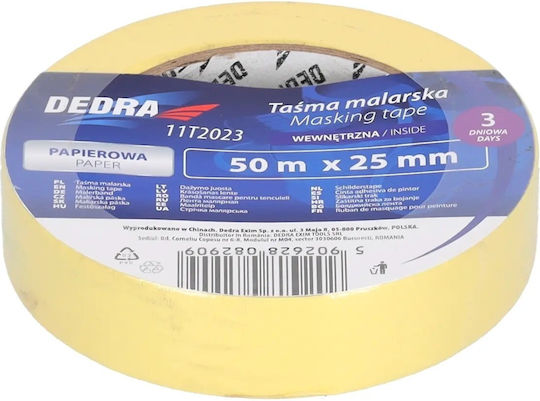 Dedra Лента За Опаковане Жълта 19мм x 50м