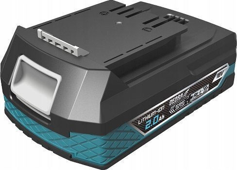 Dedra Satz 2 Lithium Werkzeugbatterien 18V mit Batteriekapazität 2Ah