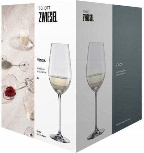 Lumarko Set Of White Wine Crystal Glasses White 613ml 4 Pieces
