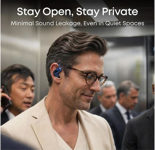 Soundcore by Anker AeroFit 2 Pro Earbud / Open Ear Căști Bluetooth Handsfree cu Rezistență la Transpirație și Husă de Încărcare Albastre