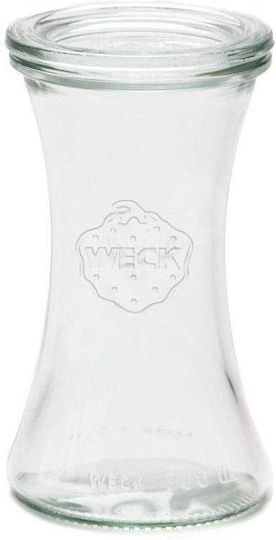 Weck Set 6 Stück Allgemeine Verwendung Lebensmittelgläser mit Deckel Glas Transparent 200ml