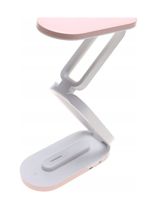 Tiross Rechargeable LED Office Light Folding in White Colour