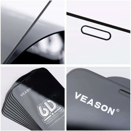 Veason Tempered Glass 6d Pro Glass Set 10in1 Iphone 17 Air Μαύρο