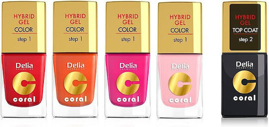 Delia Cosmetics Gel Nagellack Koralle 138 11ml