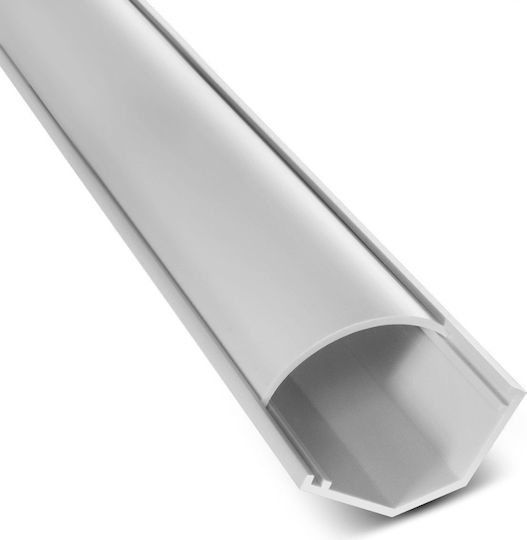 Maclean Energy Kabelkanal aus Kunststoff Weiß 1.5m