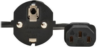 Pdu Power Cord C13 To Schuko Cee 7/7 10a 250v H05vv-f 3m 9.8 Ft Black