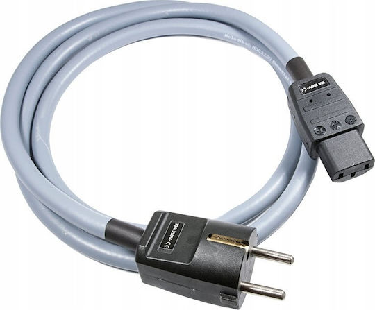 Melodika Power Cord Mdp25g Schuko-IEC C13 3x2.5mm² Shielded Gunmetal 2.5m