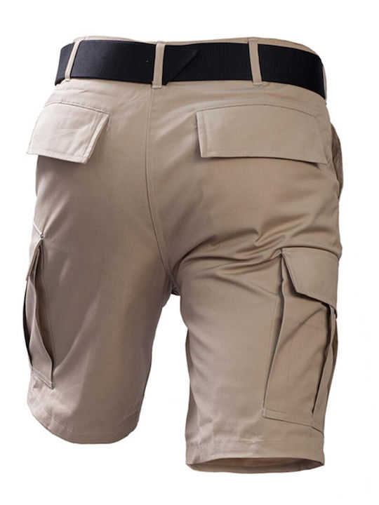 Survivors Hunting Bermuda Shorts In Beige Colour
