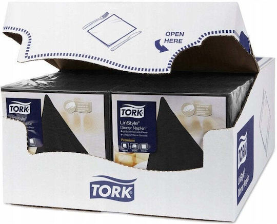 Tork Χαρτοπετσέτα 1Φ Μαύρη 39x39εκ. τμχ