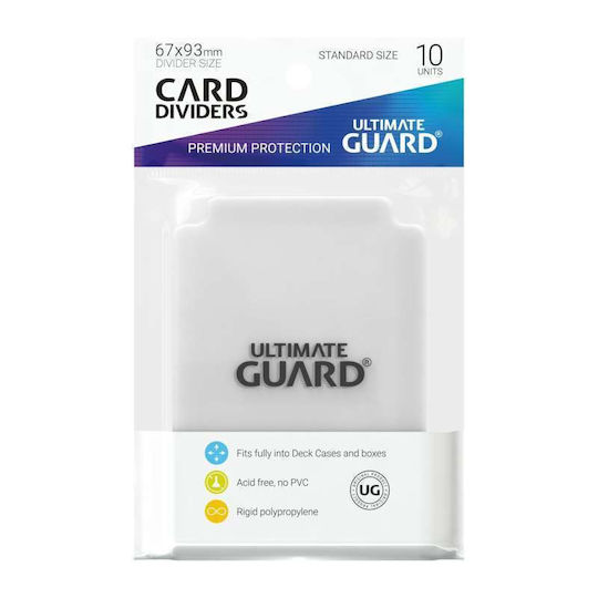 Ultimate Guard Kartentrenner Standard Größe 10Stück Transparent