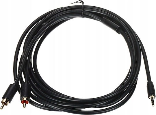 Unitek Cable 6.3mm male - 2x RCA male 3m C19022BK03
